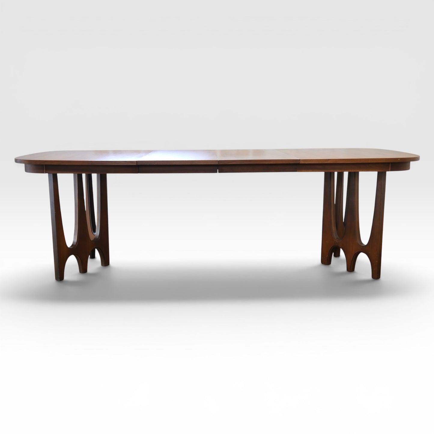 Broyhill Brasilia II Vintage Mid Century Modern Extension Dining Table and 2 Leafs c. 1960s