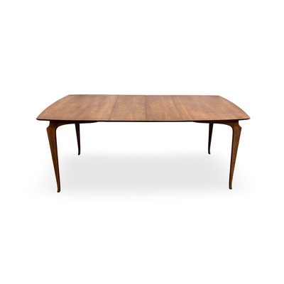Specialty Woodcraft Inc. Vintage Mid Century Modern Dining Table c.... β walnut construction, front view