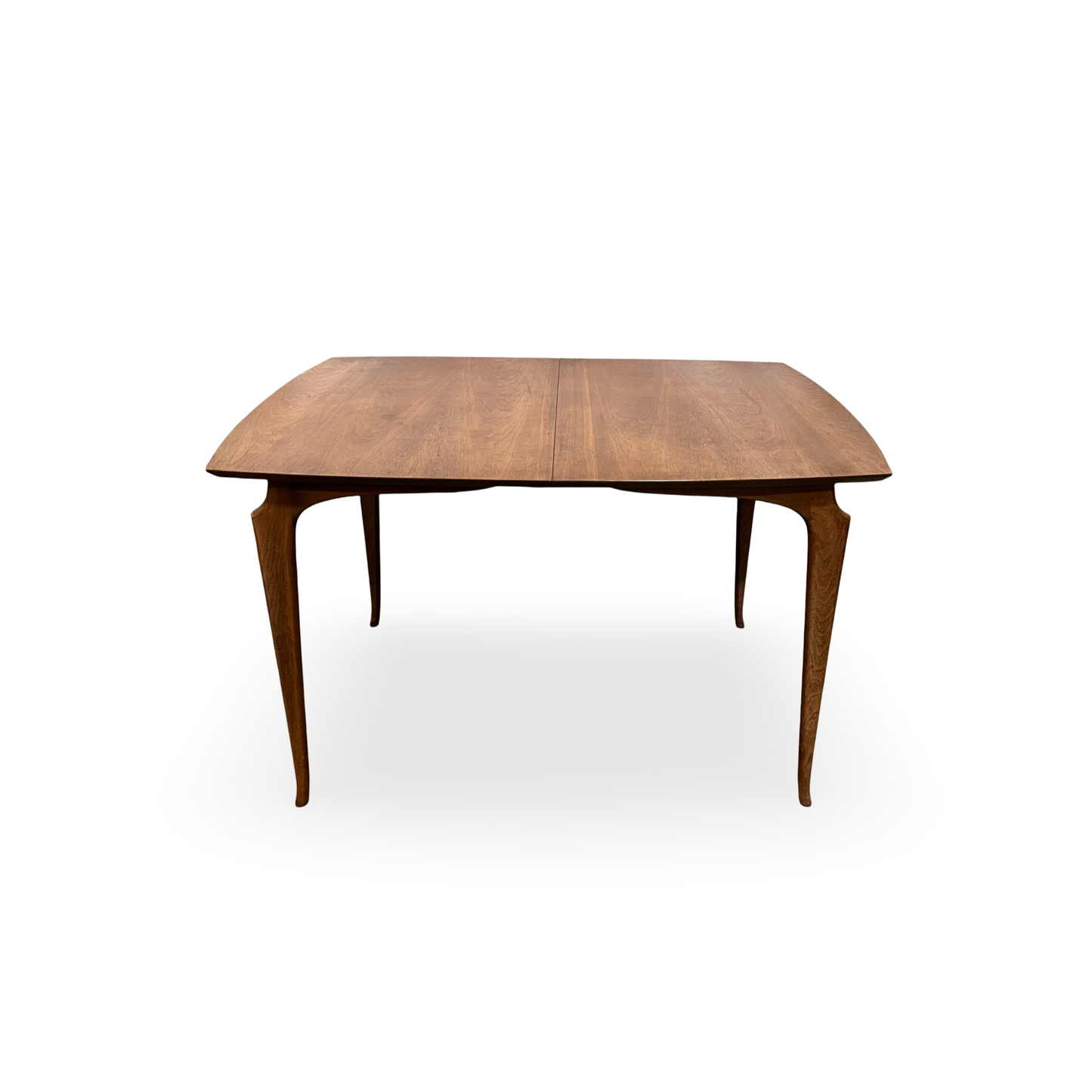 Vintage MCM dining table with walnut finish, 1960s design