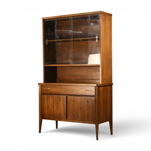 Broyhill Saga china cabinet angled side view