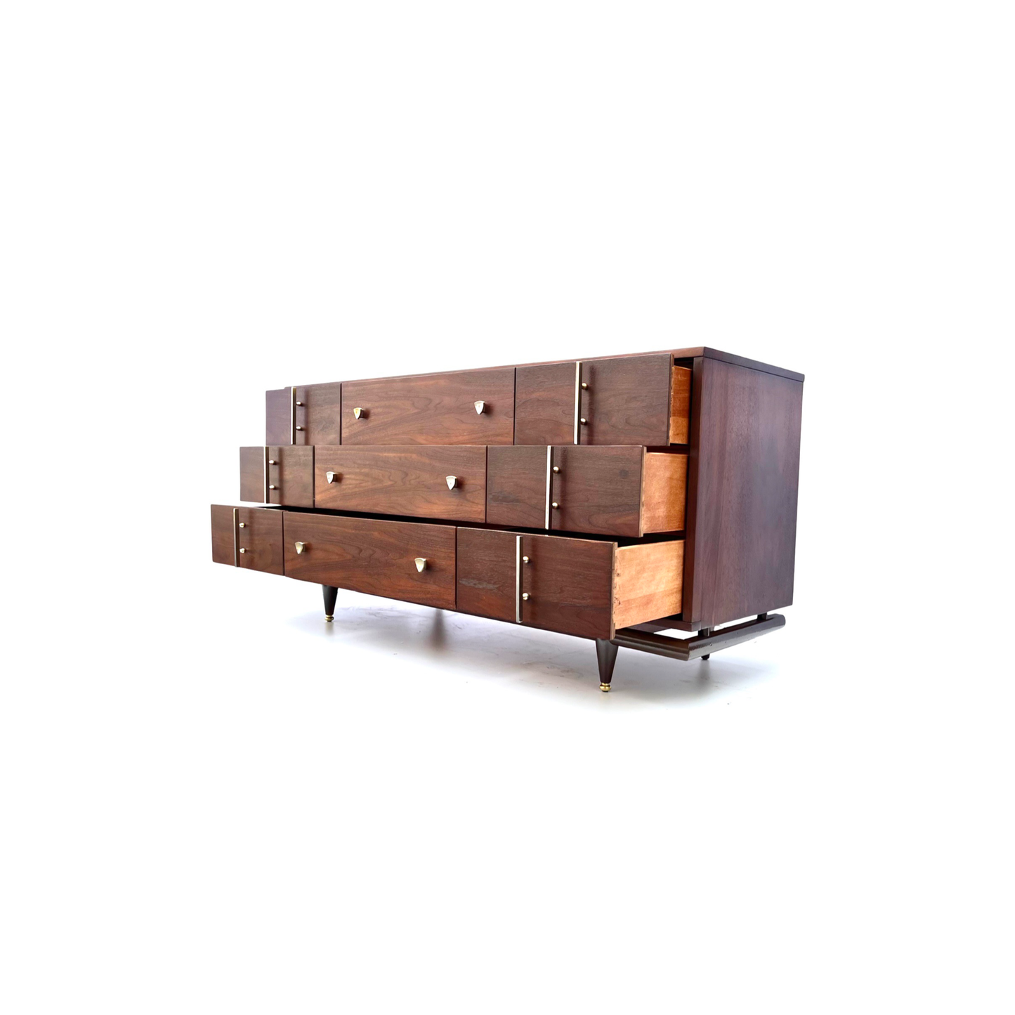 Kent Coffey The Sequence Mid Century Modern Lowboy Dresser c. 1960s