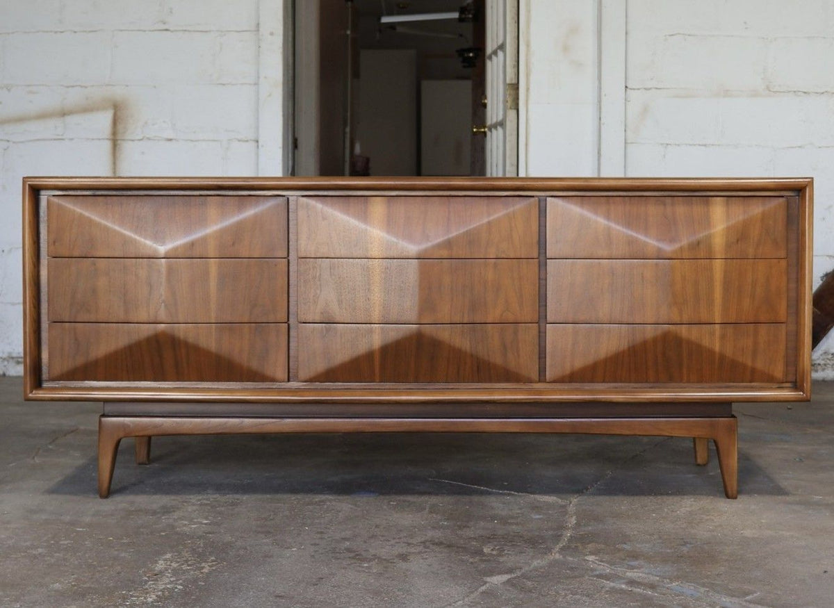 The same lowboy after restoration