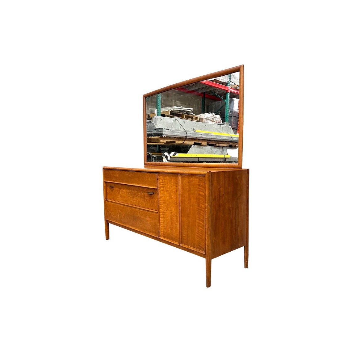 Barney Flagg for Drexel Parallel Vintage Mid Century Lowboy Dresser Credenza c. 1960s