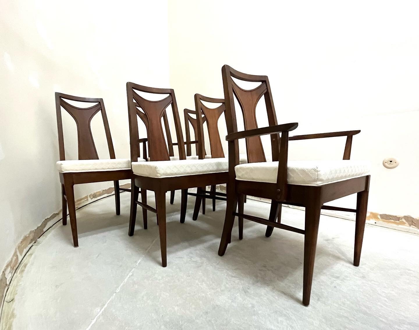 Kent Coffey "Perspecta" Mid Century Modern Set of 6 Dining Chairs c. 1960s