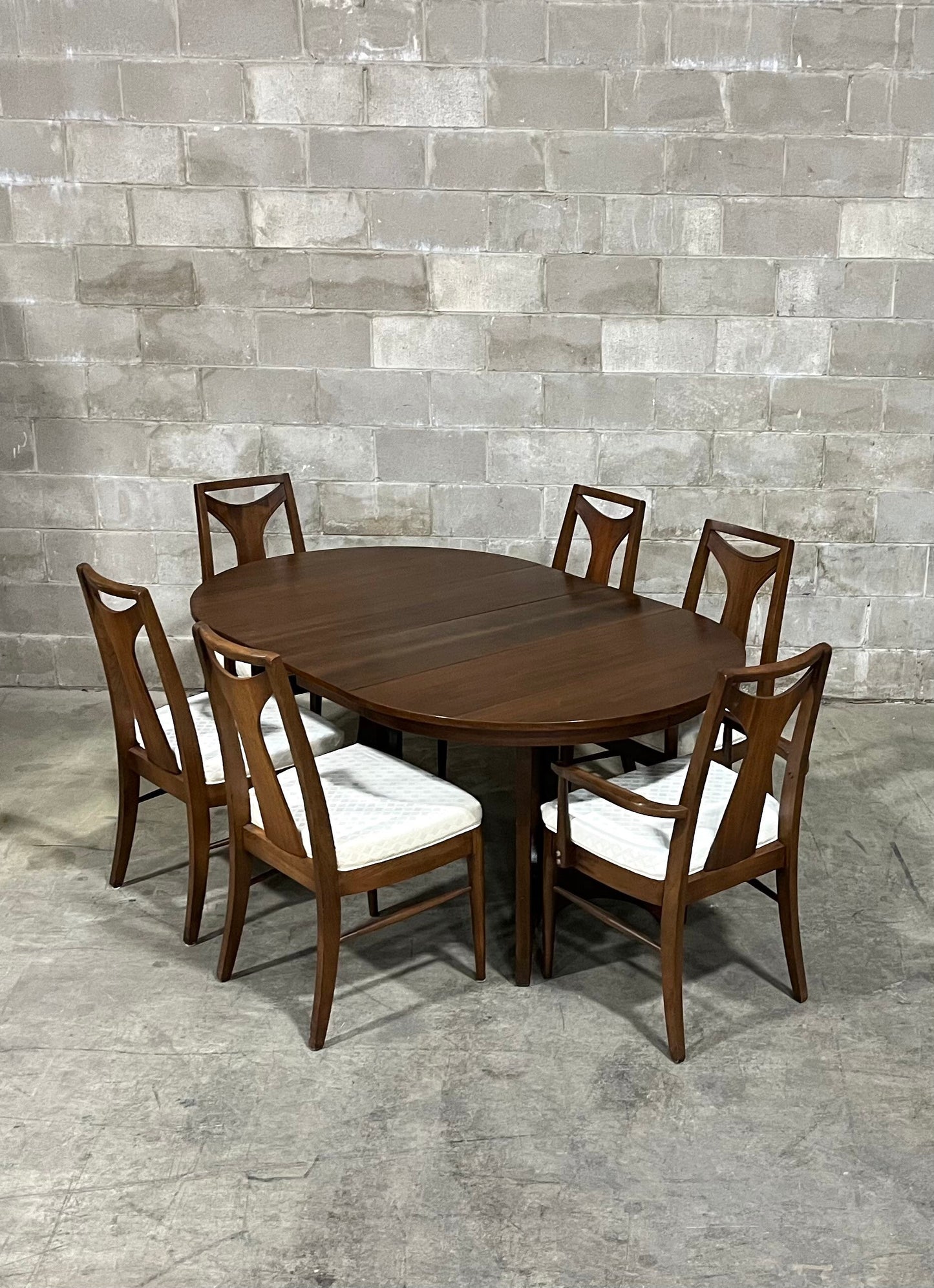 Kent Coffey "Perspecta" Mid Century Modern Set of 6 Dining Chairs c. 1960s