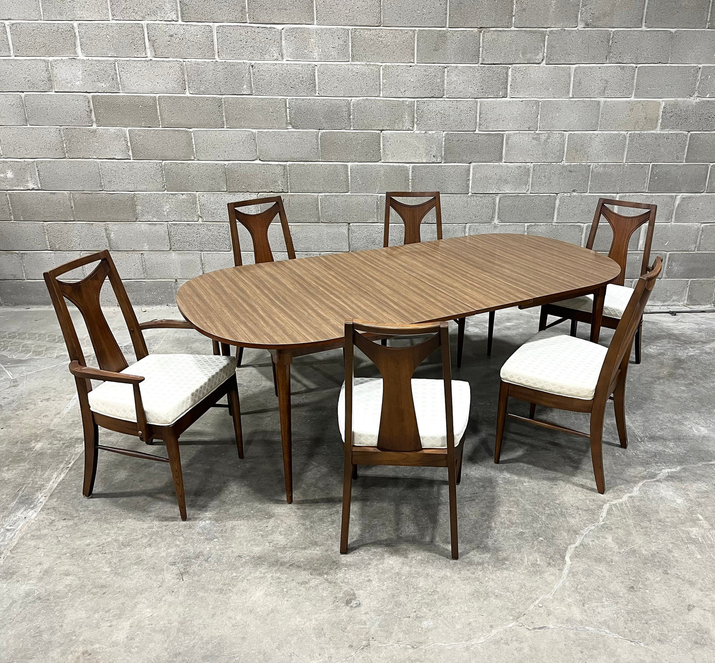 Kent Coffey "Perspecta" Mid Century Modern Set of 6 Dining Chairs c. 1960s