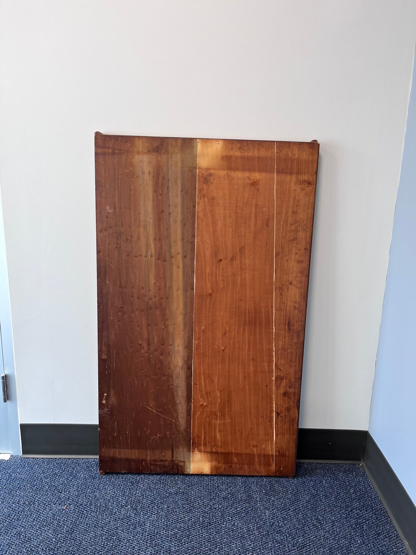 Walnut & Cane Mid Century Modern Mirror horizontal or vertical c. 1960s