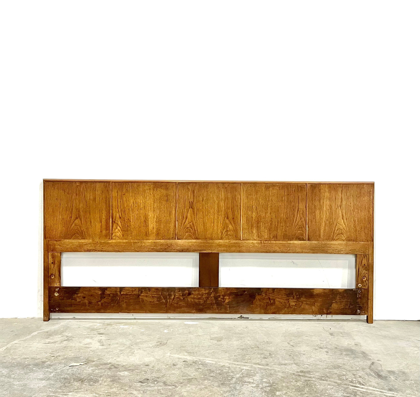 Jack Cartwright for Founders Furniture Mid Century Modern King Size Headboard c. 1960s