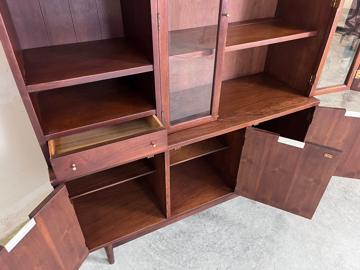 Merton Gershun for American of Martinsville Mid Century Modern China Cabinet