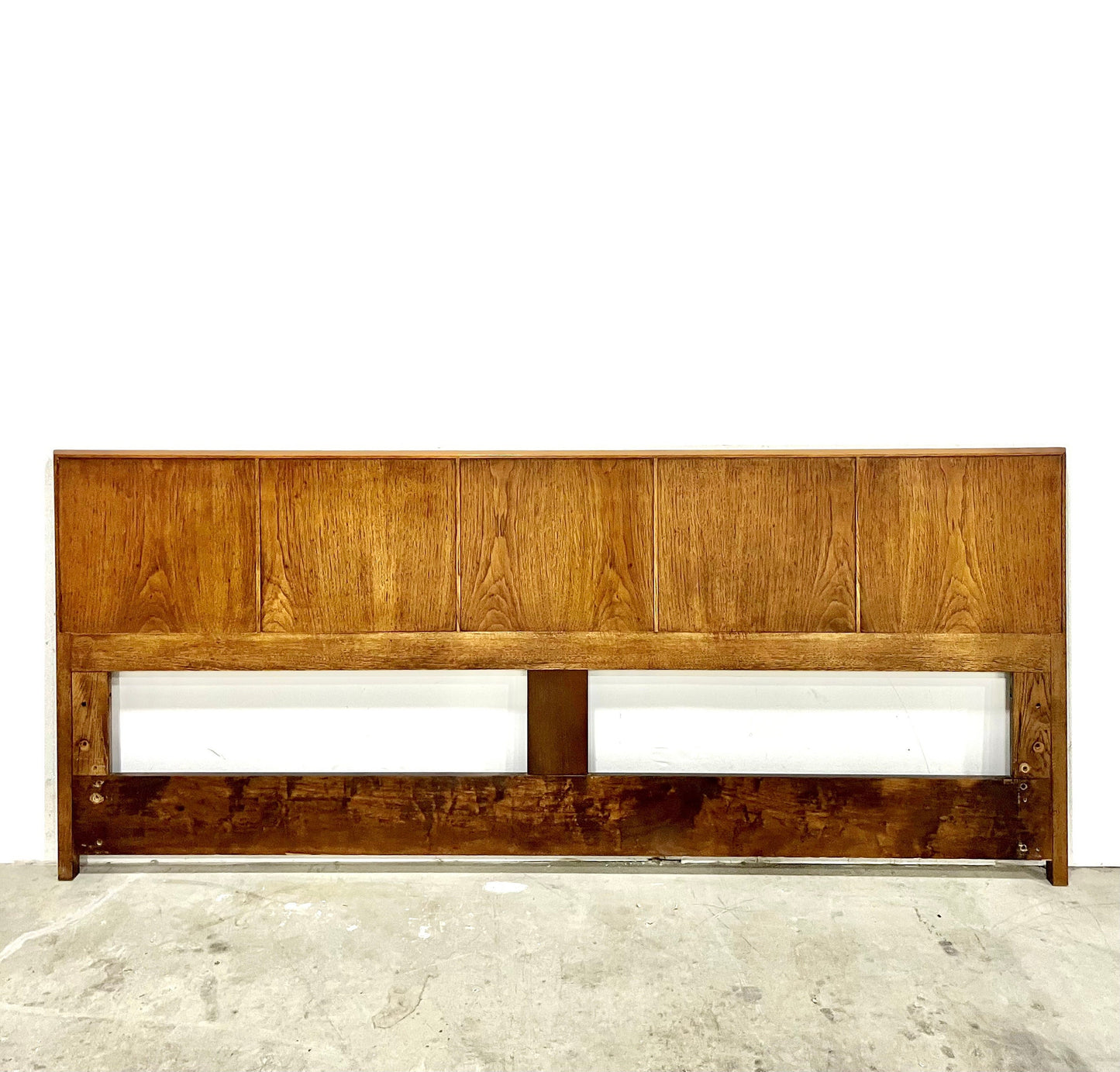 Jack Cartwright for Founders Furniture Mid Century Modern King Size Headboard c. 1960s