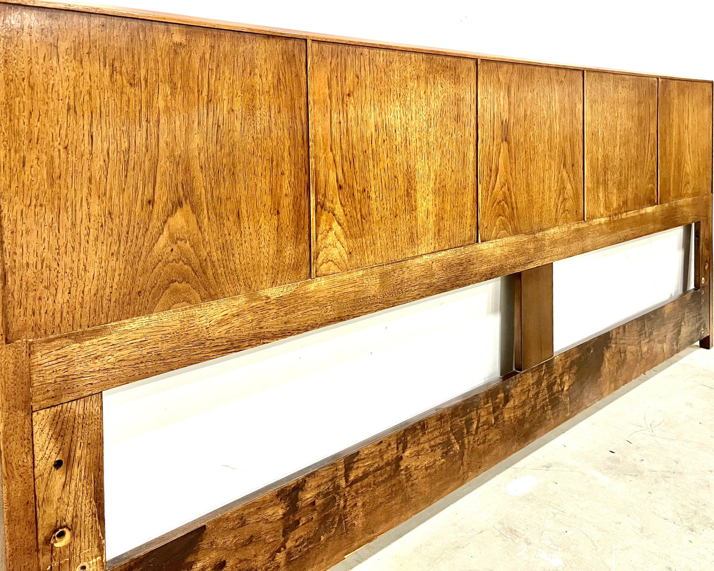 Jack Cartwright for Founders Furniture Mid Century Modern King Size Headboard c. 1960s