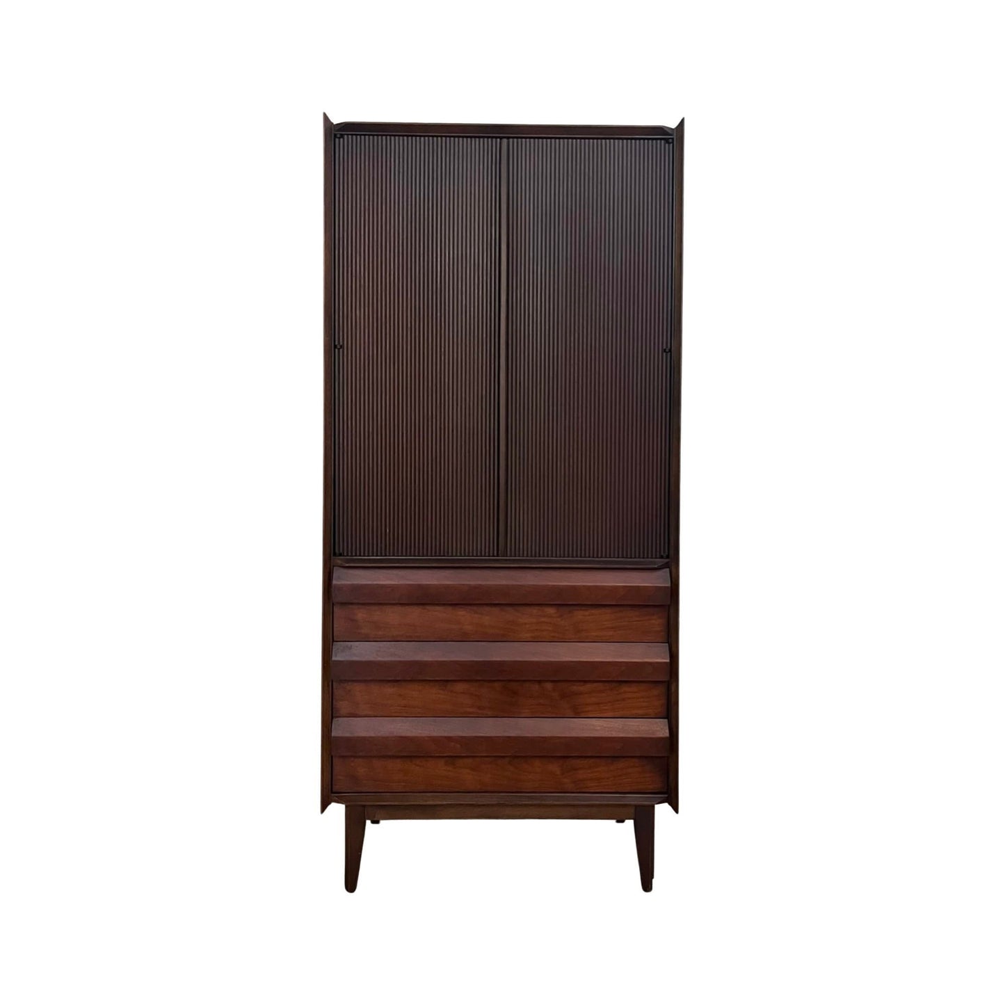Lane “First Edition” Tall Mid Century Modern Gentlemen’s Armoire