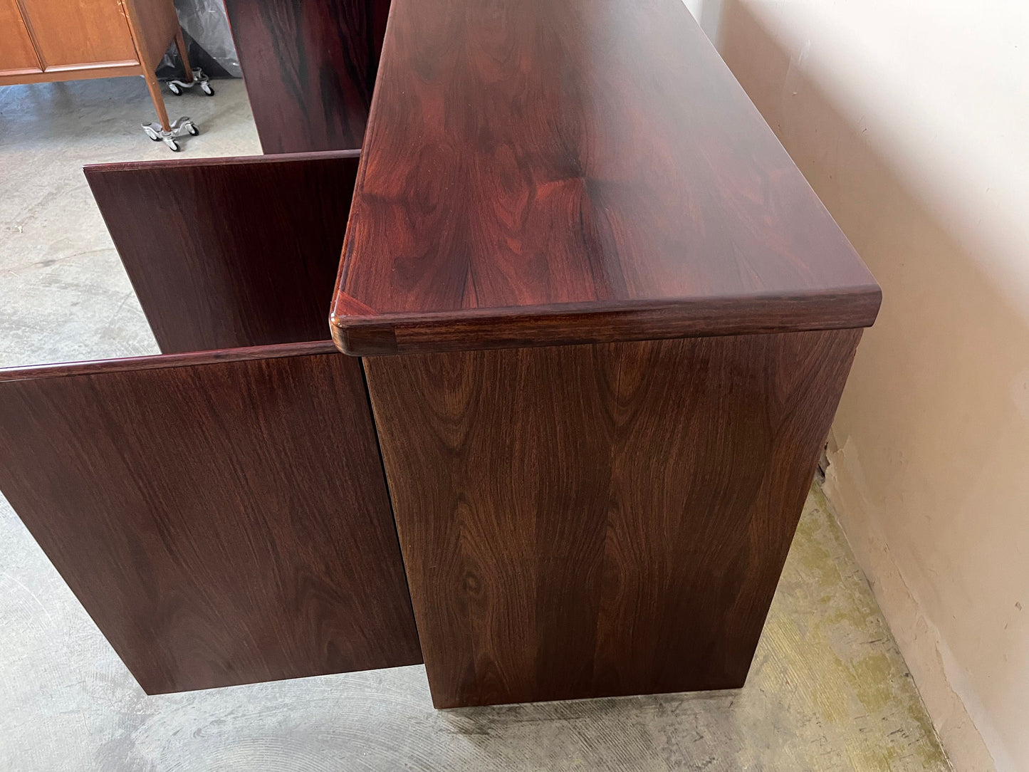 Christian Linneberg Rosewood Danish Modern Mid Century Credenza Sideboard