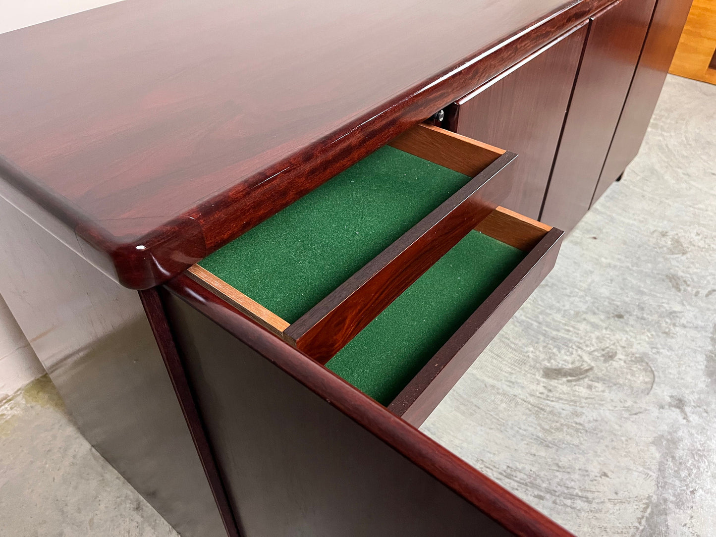 Christian Linneberg Rosewood Danish Modern Mid Century Credenza Sideboard