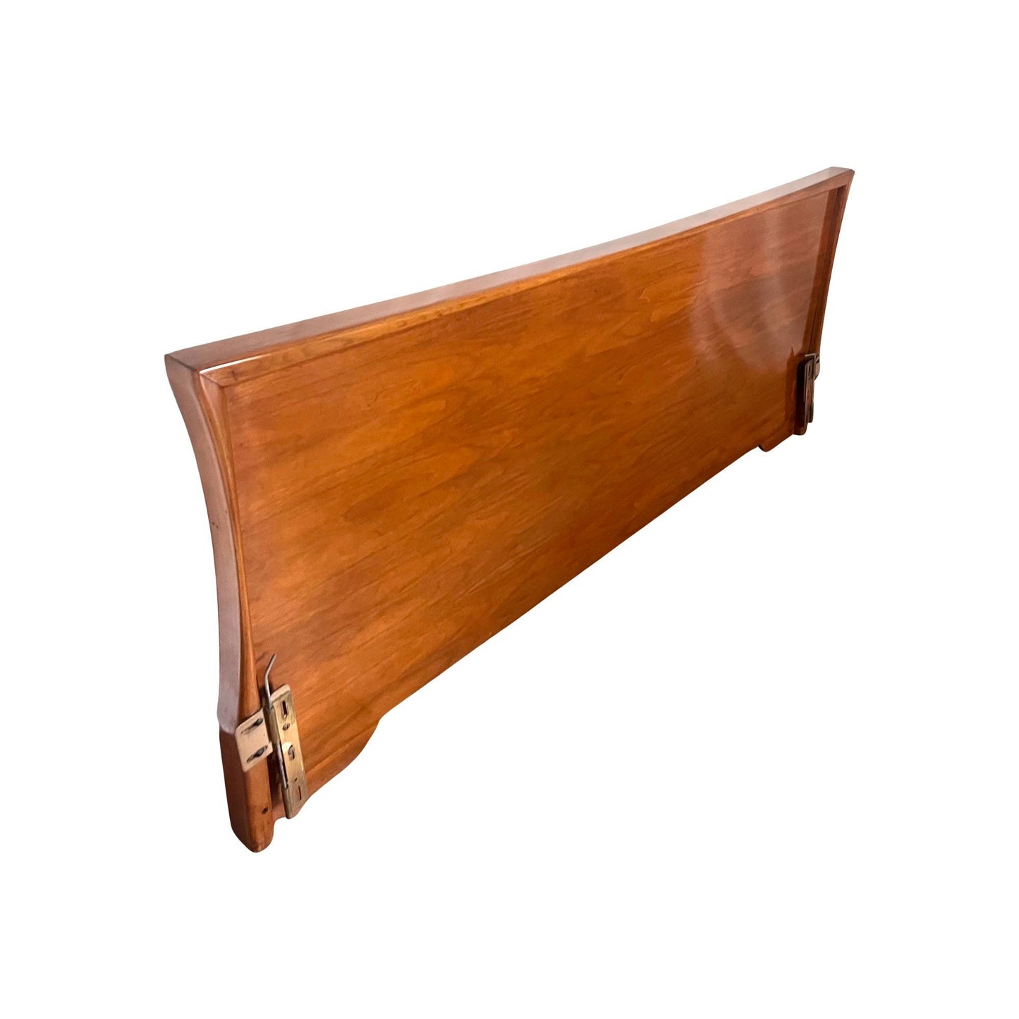 Vladimir Kagan style Sculpted Mid Century Modern Atomic King Size Headboard c. 1960s