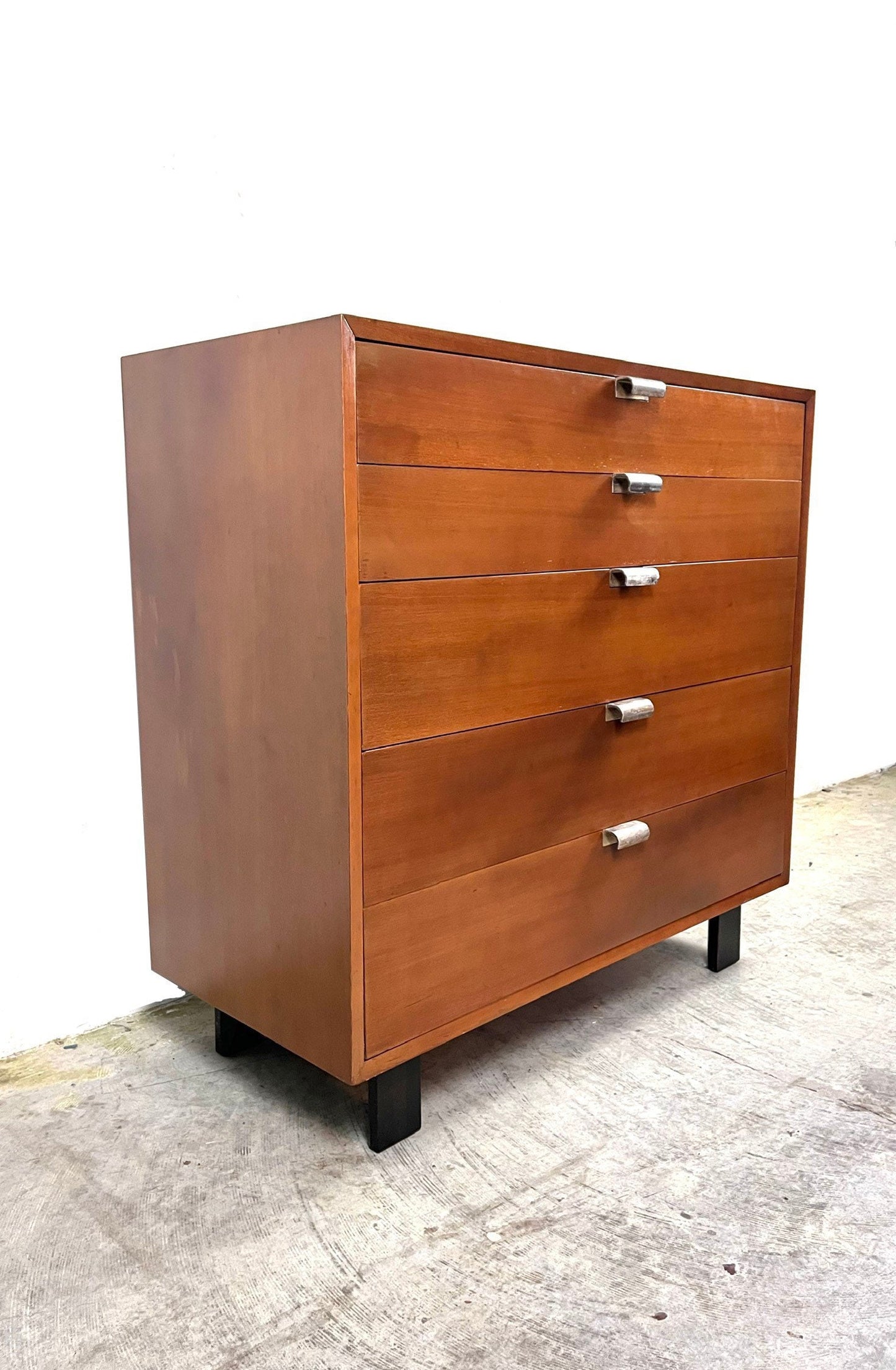 George Nelson for Herman Miller 5 Drawer Mid Century Modern Dresser c. 1950s