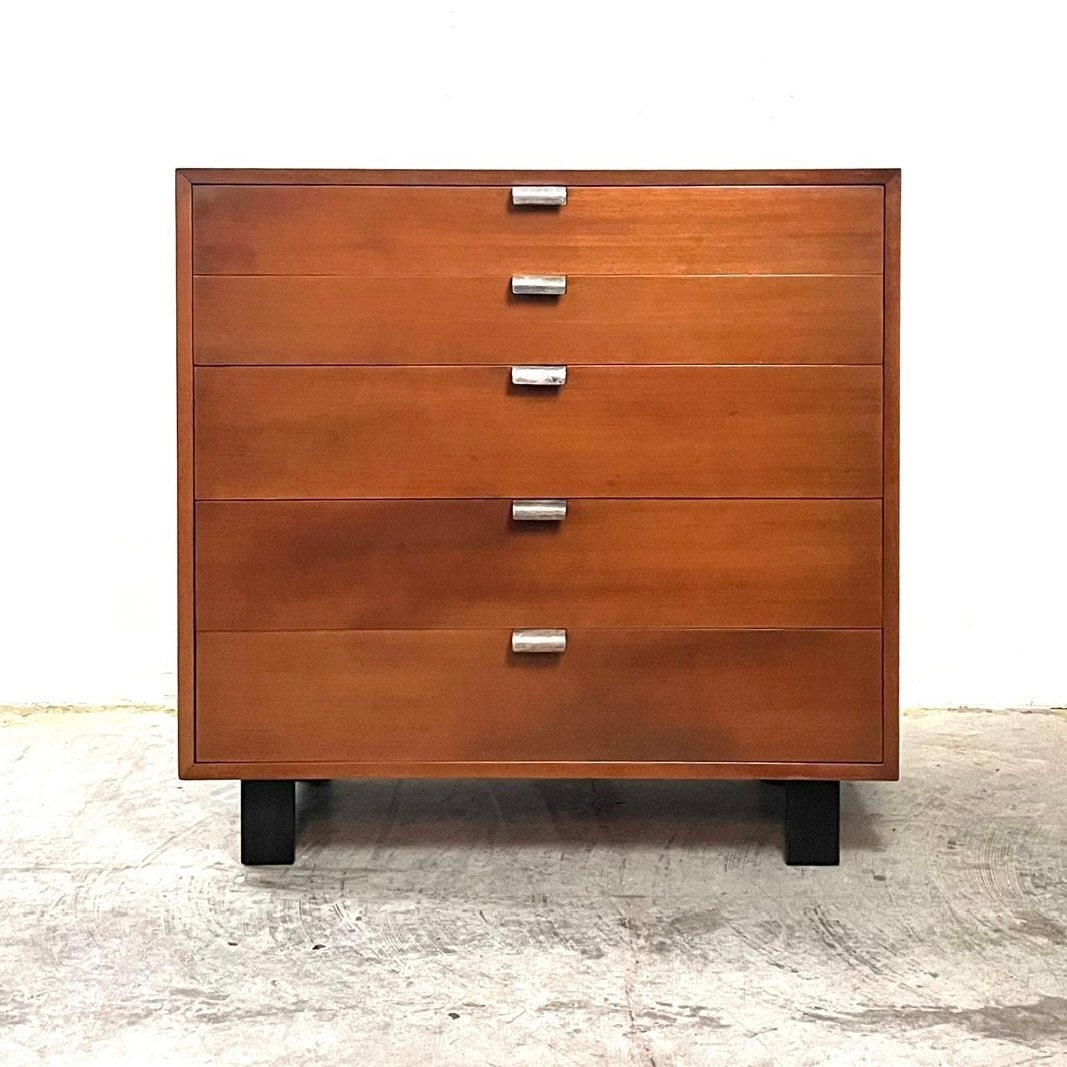 George Nelson for Herman Miller 5 Drawer Mid Century Modern Dresser c. 1950s