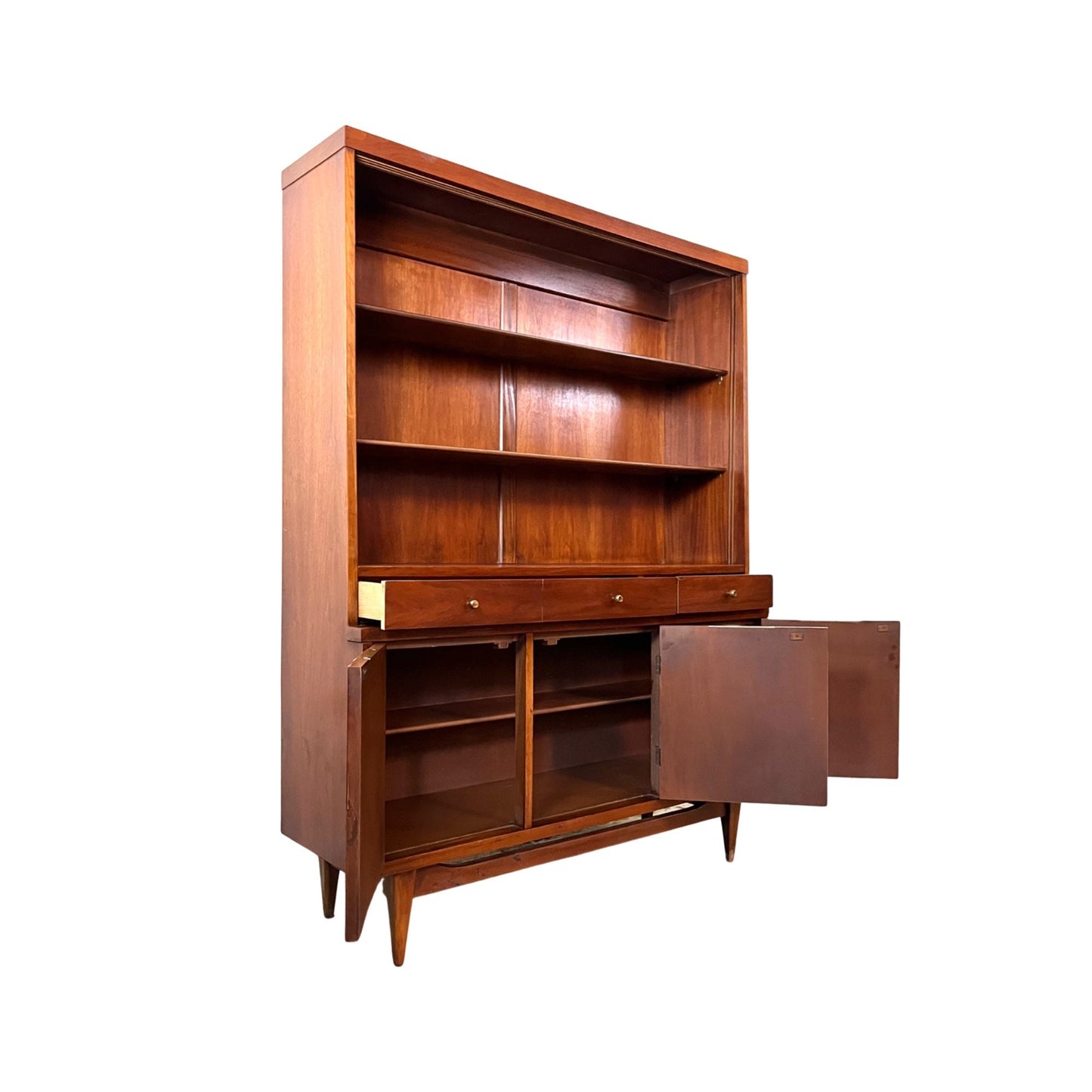 Kent Coffey Tableau Mid Century Modern Vintage China Cabinet c. 1960s