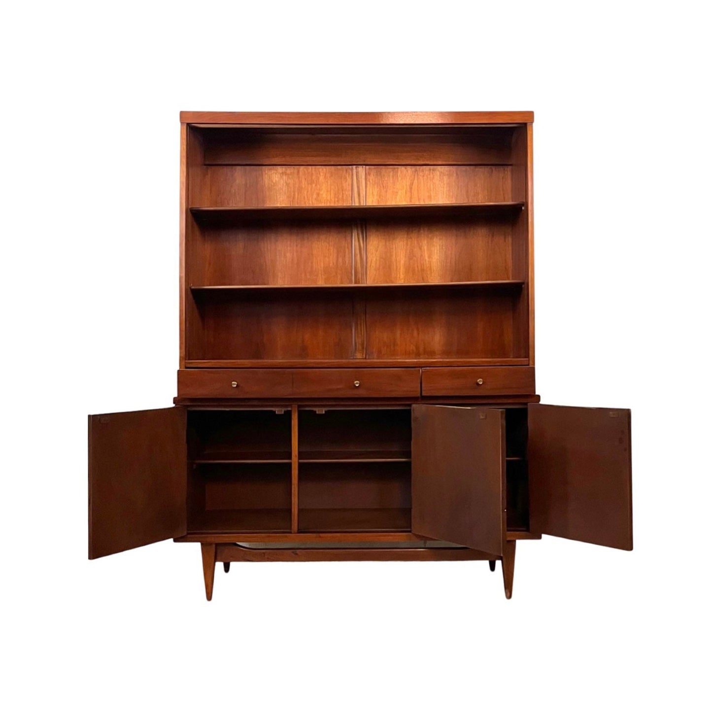 Kent Coffey Tableau Mid Century Modern Vintage China Cabinet c. 1960s