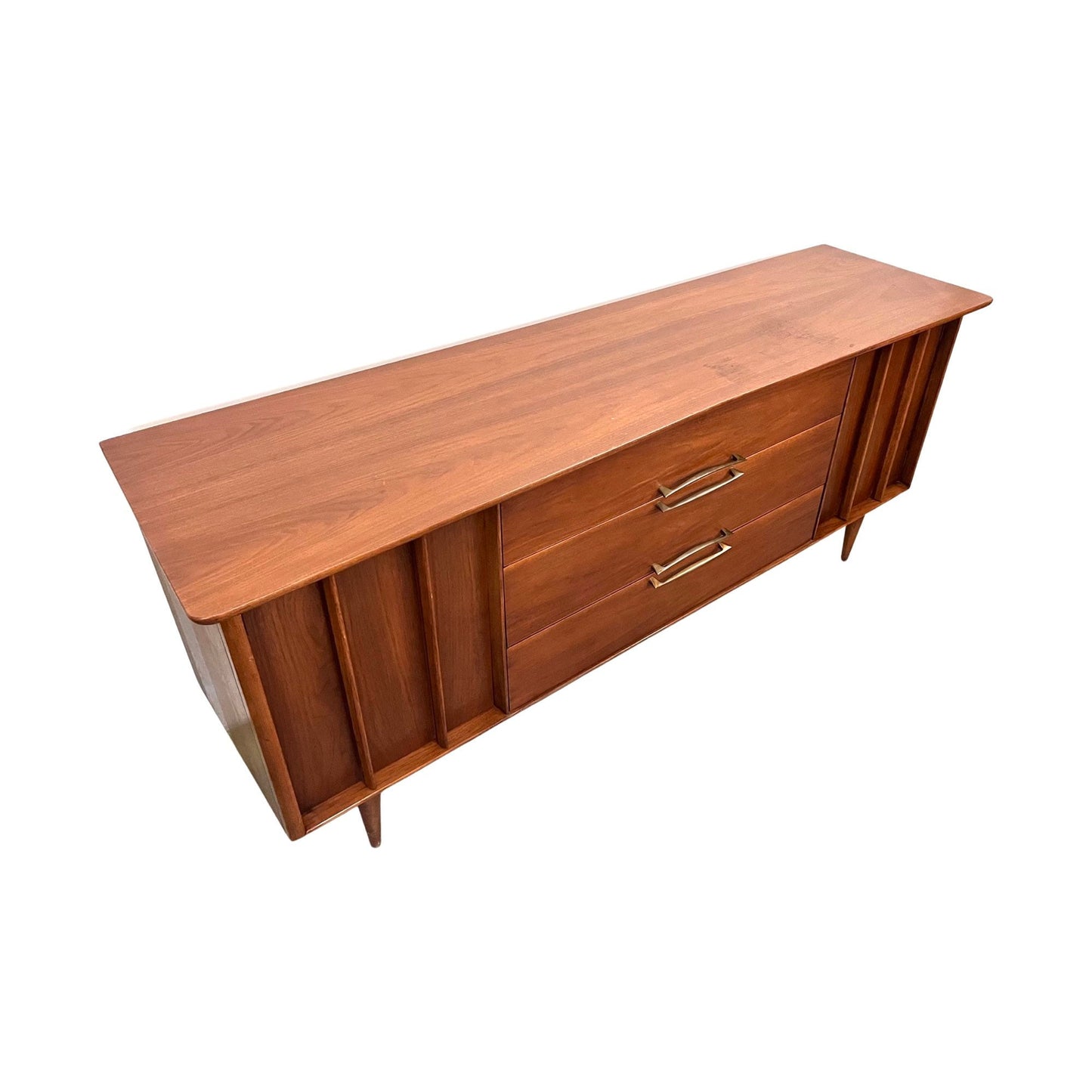 Kent Coffey The Eloquence Mid Century Modern Vintage Lowboy 9 Drawer Dresser c. 1960s