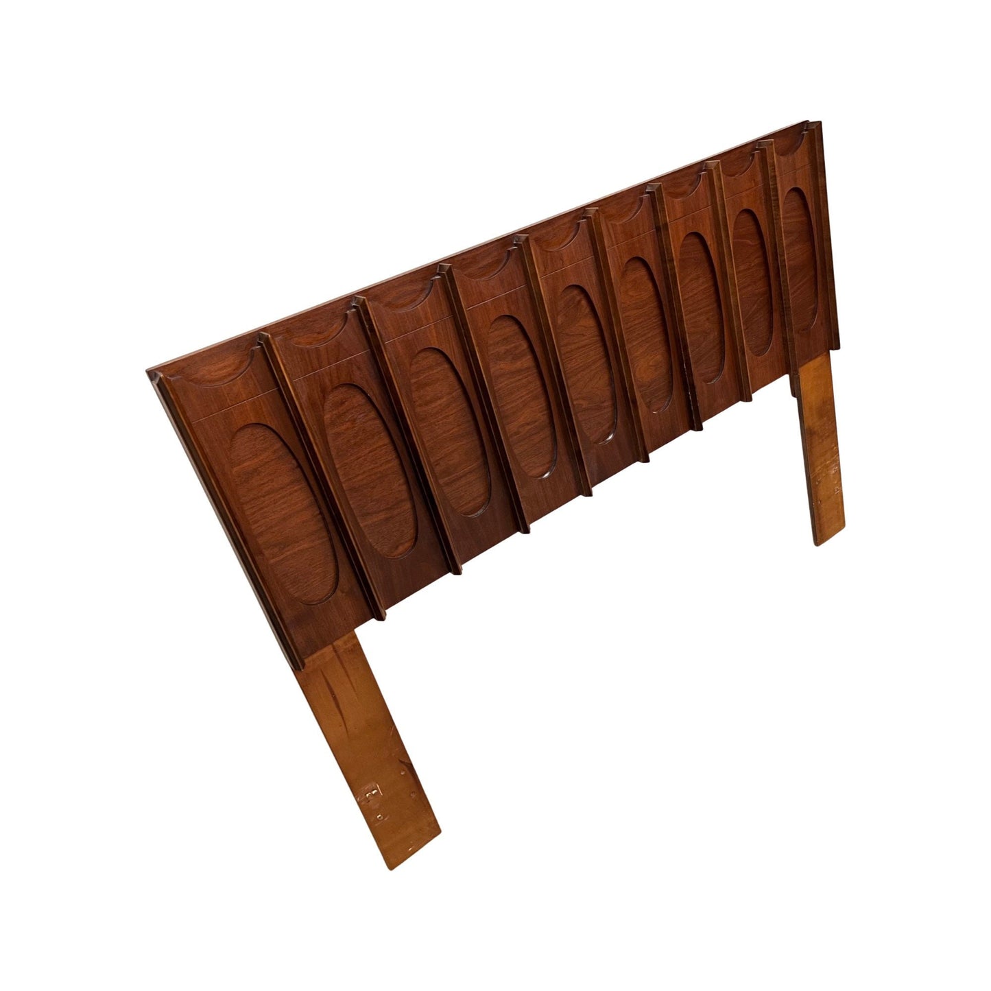 Tobago Furniture Brutalist Mid Century Modern Queen Headboard