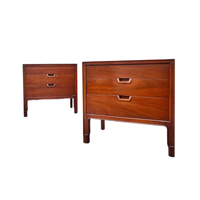 John Stuart for Janus Collection Pair of Nightstands Mid Century Mo... — front view