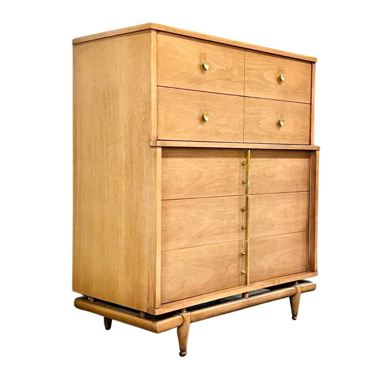 Kent Coffey The Sequence Mid Century Modern Highboy Dresser c. 1960s