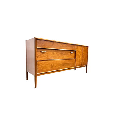 Barney Flagg for Drexel Parallel Vintage Mid Century Lowboy Dresser... โ front view