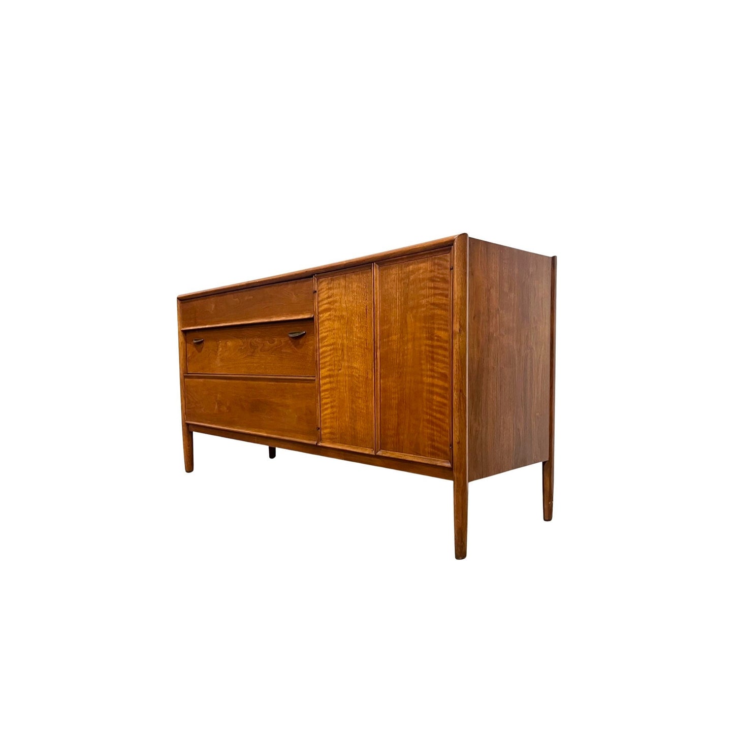 Barney Flagg for Drexel Parallel Vintage Mid Century Lowboy Dresser Credenza c. 1960s