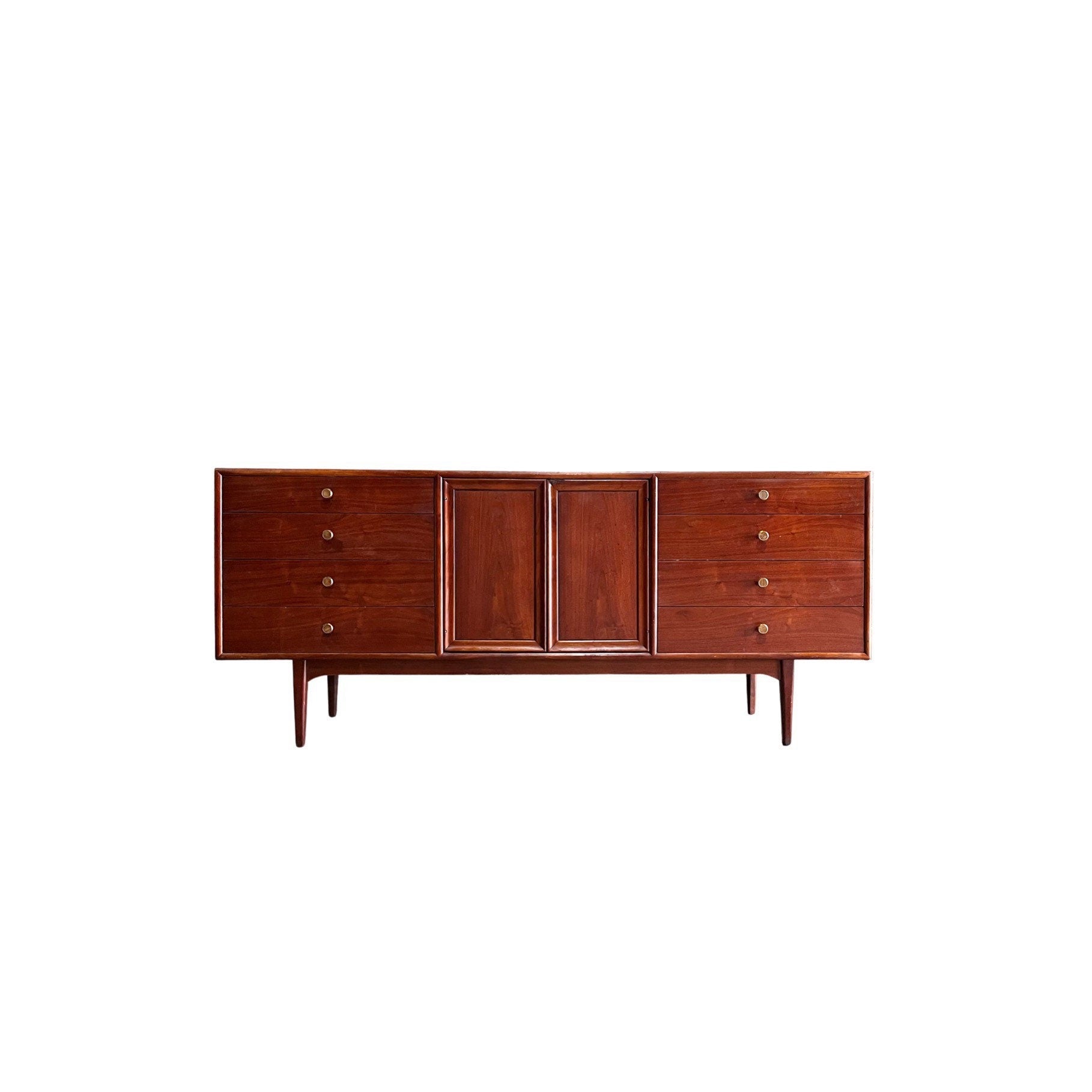 Drexel Declaration Mid Century Modern Lowboy Dresser c. 1960s Drexel Declaration Mid Century Modern Lowboy Dresser c. 1960s