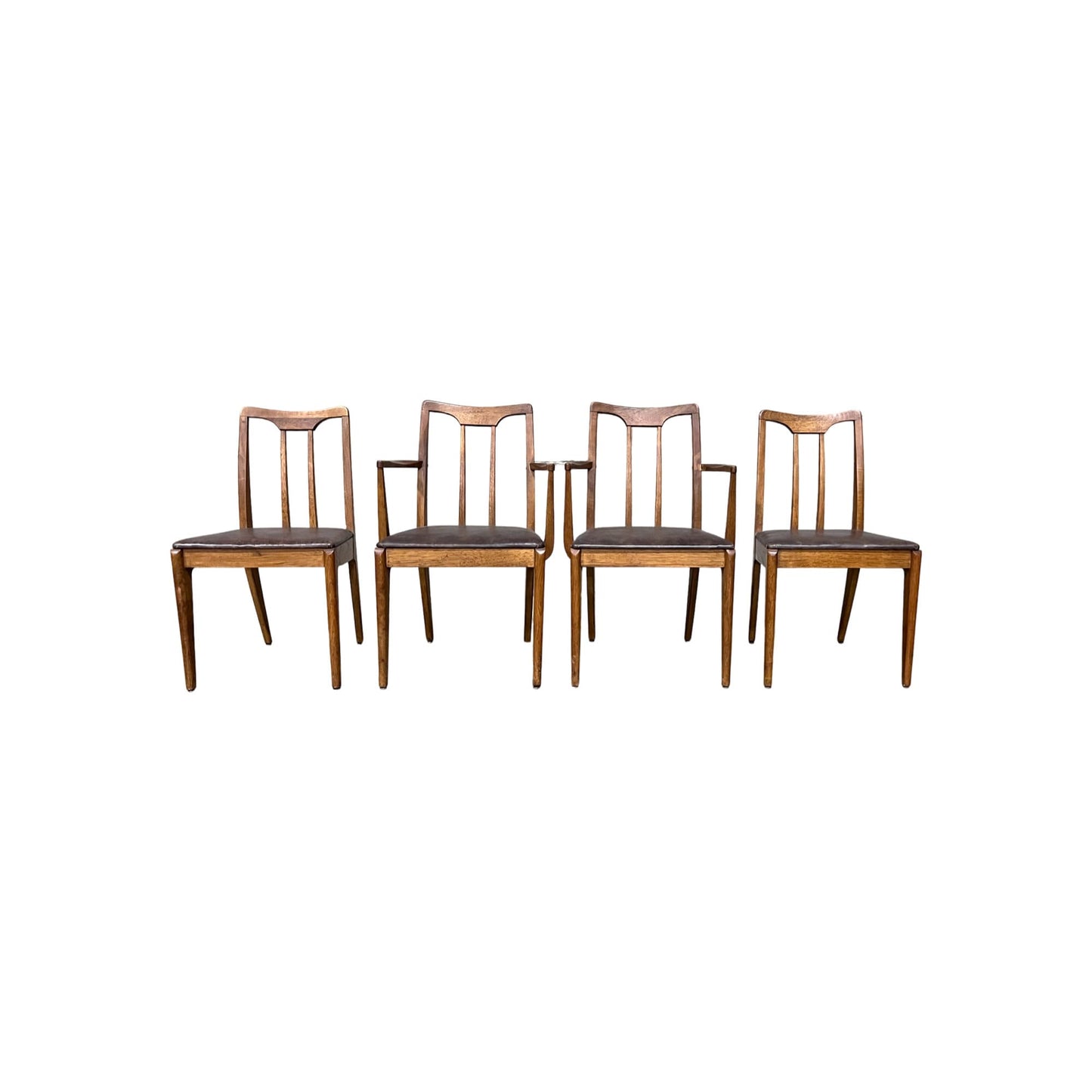 1960s Mid Century Modern Dining Chairs - Front View