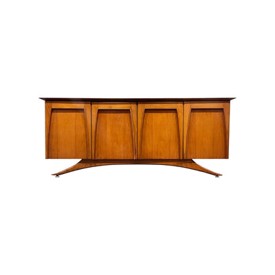 Vladimir Kagan Style Vintage Mid Century Modern Lowboy Dresser c. 1... — front view