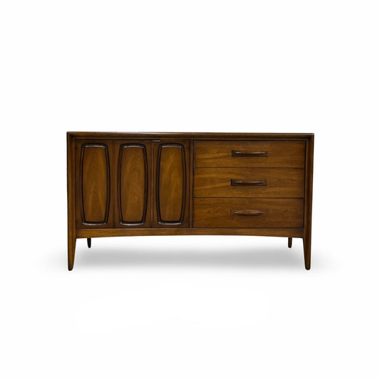 Broyhill Emphasis Mid Century Modern Sideboard Buffet - Front View