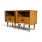 Pair of Bleached Mahogany Nightstands c. 1950s