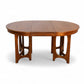Broyhill Brasilia Vintage Mid Century Modern Sculpted Pedestal Dining Table c. 1960s