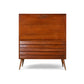 American of Martinsville Dania Collection Vintage Mid Century Modern Drop Front Secretary Desk c. 1960s