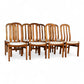 Skovby Vintage Danish Modern Set of 8 Teak Dining Chairs c. 1970s