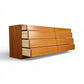 Nordisk Andels-Eksport Vintage Danish Mid Century Modern Lowboy Teak Dresser c. 1970s
