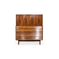 Merton Gershun for American of Martinsville Dania Collection Mid Century Modern Highboy Dresser c. 1960s