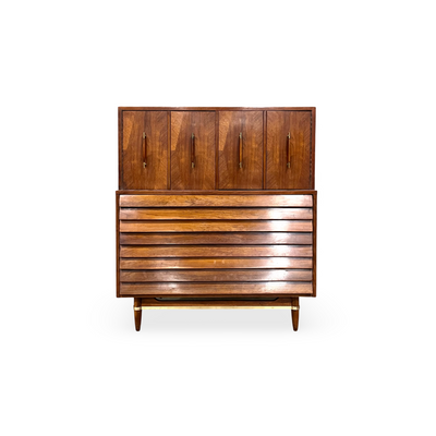 Merton Gershun for American of Martinsville Dania Collection Mid Ce... — walnut construction, front view