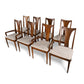Broyhill Brasilia Set of 8 Vintage Mid Century Modern Dining Chairs c. 1960s