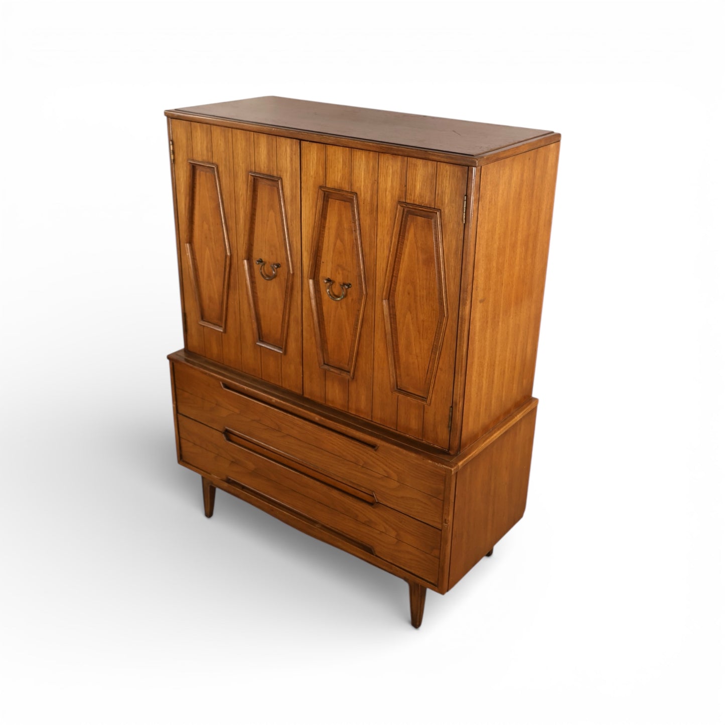 Thomasville Omega Vintage Mid Century Modern Highboy Dresser c. 1960s