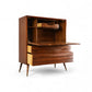 American of Martinsville Dania Collection Vintage Mid Century Modern Drop Front Secretary Desk c. 1960s