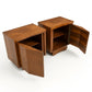 Sculptural Atomic Style Vintage Mid Century Modern Pair of Nightsta... — view 6