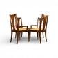 Broyhill Brasilia Set of 4 Vintage Mid Century Modern Dining Chairs c. 1960s