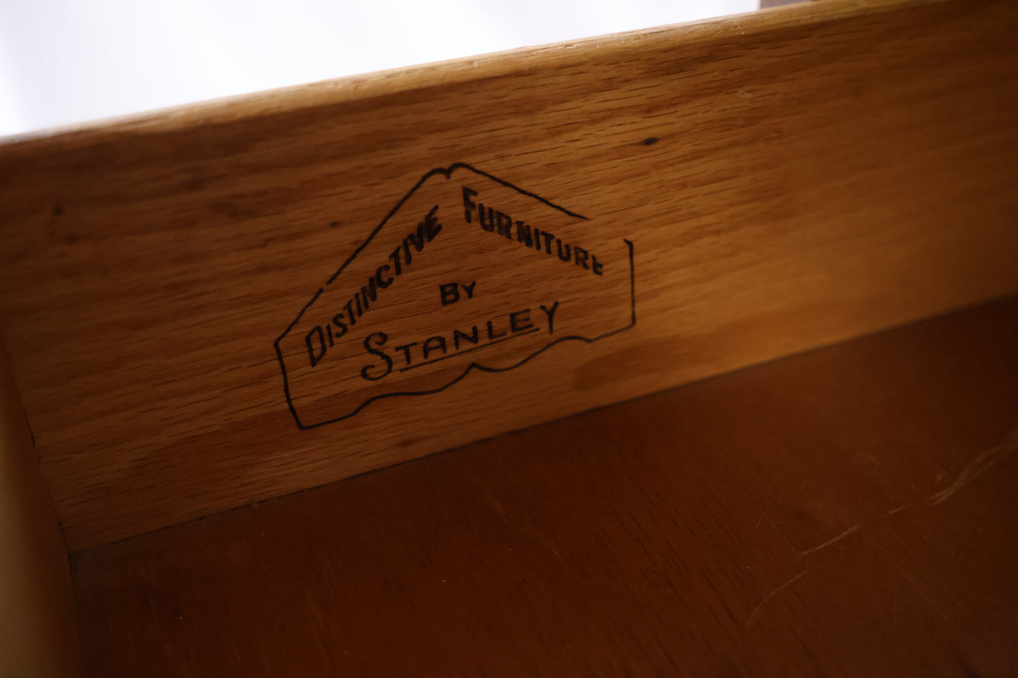 Stanley Furniture Vintage Mid Century Modern  Highboy Dresser c. 1960s