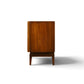 United Furniture Diamond Front Vintage Mid Century Modern Nine Drawer Lowboy Dresser c. 1960s