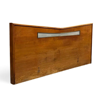 Specialty Woodcraft Vintage Mid Century Modern King Size Headboard ... — front view