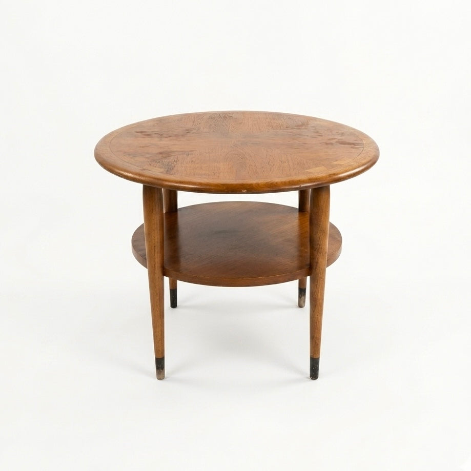 Lane Acclaim Vintage Mid Century Modern Round Side Table c. 1960s