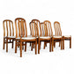 Skovby Vintage Danish Modern Set of 8 Teak Dining Chairs c. 1970s